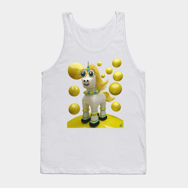 Lemondrop Unicorn Tank Top by apadilladesign